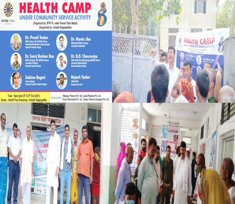 मेयर सन्तोष महेताको विशेष पहलमा दुई दिने नि:शुल्क स्वास्थ्य शिविर सुरु