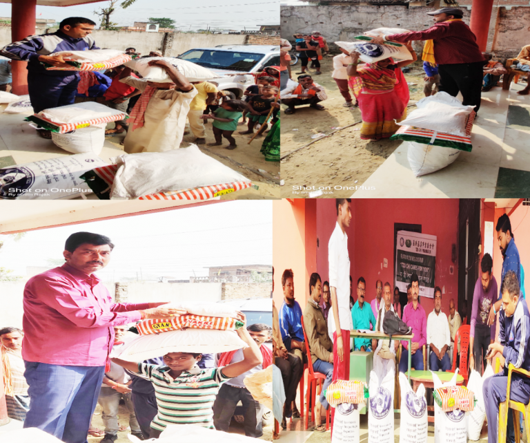 चुजीको सहयोग तथा पत्रकार रजकको सक्रियतामा ईशनाथ का दलितहरुलाई खाधान्न सामाग्री वितरण।