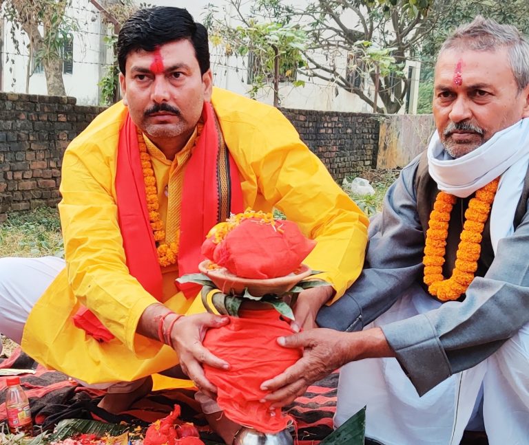 इशनाथमा मेयर मेहताले गरे बिधालय भवनको शिलान्यास