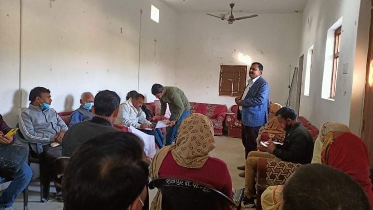 राजपुर नगरपालिकाको विभिन्न किशोरी सिकाई केन्द्रहरुको अनुगमन