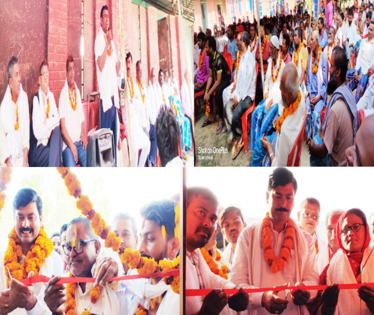 रौतहटको इशनाथमा मेयर मेहताद्वारा गरे अस्पताल र बिधालय भवन भव्य रूपमा उदघाटन