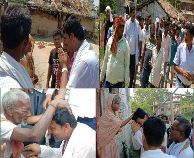 ईशनाथ नगरपालिकाको वडा नं.२ औरैयामा घरदैलो कार्यक्रममा उर्लियो जनसागर