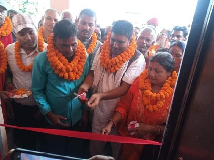 रौतहटको देवाहीगोनाहीमा आधारभुत स्वास्थ केन्द्रको नव निर्मित भवन उदघाटन