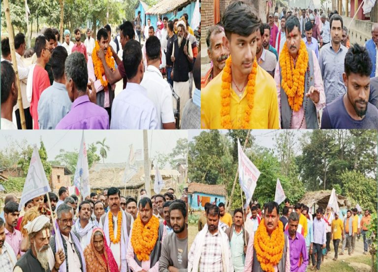 स्वतन्त्र उम्मेदवार नेता किरण साहले आफ्नो चुनावी प्रचार प्रचार कार्यक्रमलाई निरन्तरता