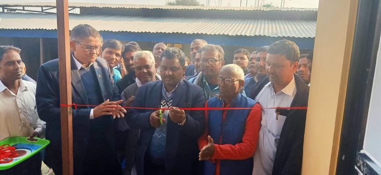 वृन्दावन नगरपालिकाको नवनिर्मित थप प्रशासनिक भवनको मेयर पटेलद्वारा उद्घाटन