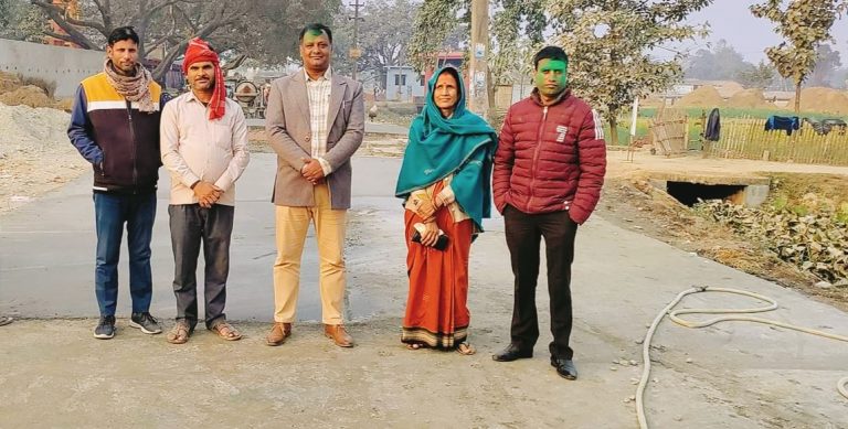 ईशनाथकी नगरप्रमुख कौशल्या देवीले दिईन् विकास निर्माणको कार्यलाई तिव्रता