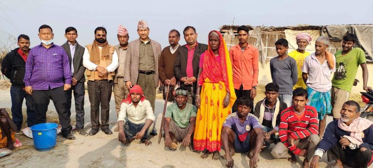 राष्ट्रिय दलित आयोगको टोलीद्धारा रौतहटको विभिन्न ठाउँको दलित बस्तीमा अनुगमन