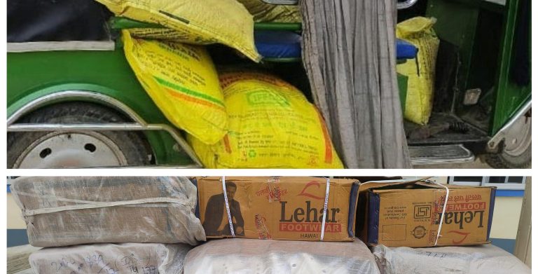 भारत बाट नेपाल ल्याउँदै गरेको ४ लाख भन्दा बढीको सामान प्रहरीद्वारा बरामद