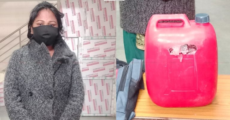 जिल्ला प्रहरी कार्यालय पर्साले साढे ११ किलो लागुऔषधसहित एक जना पक्राउ