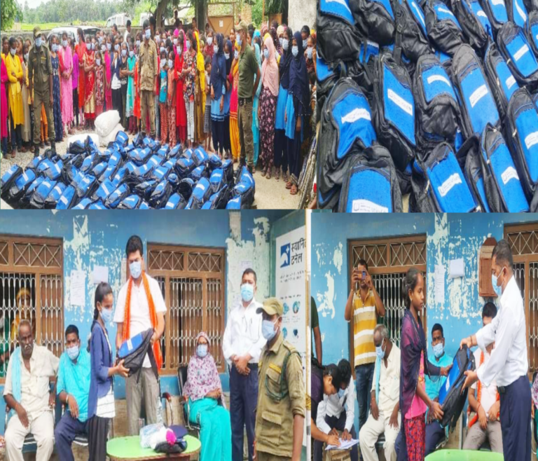 ईशनाथ नगरपालिकामा किशोरी शिक्षा कार्यक्रमका १७२ जनालाई सामग्री वितरण