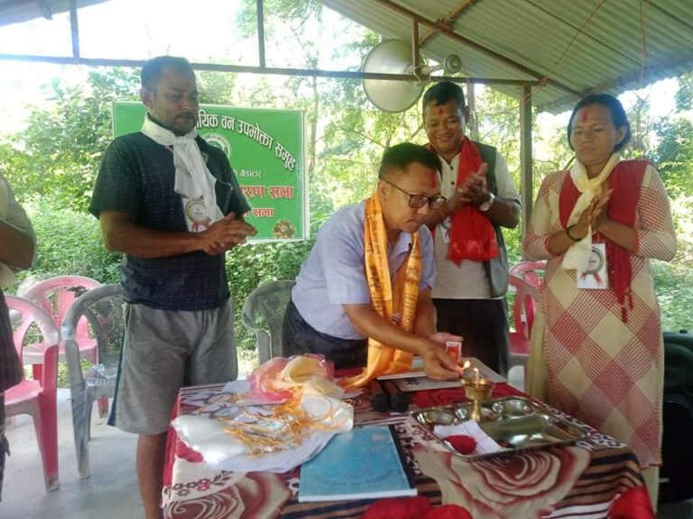 नवदुर्गा सामुदायिक वन उपभोक्ता समितिको १२ साधारण सभा सम्पन्न